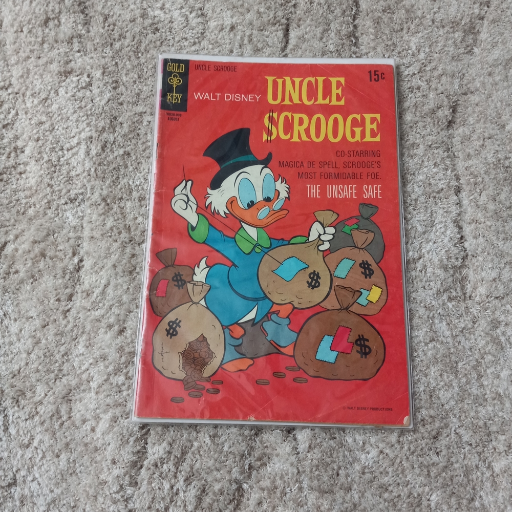 1970 Disney Uncle Scrooge Comic